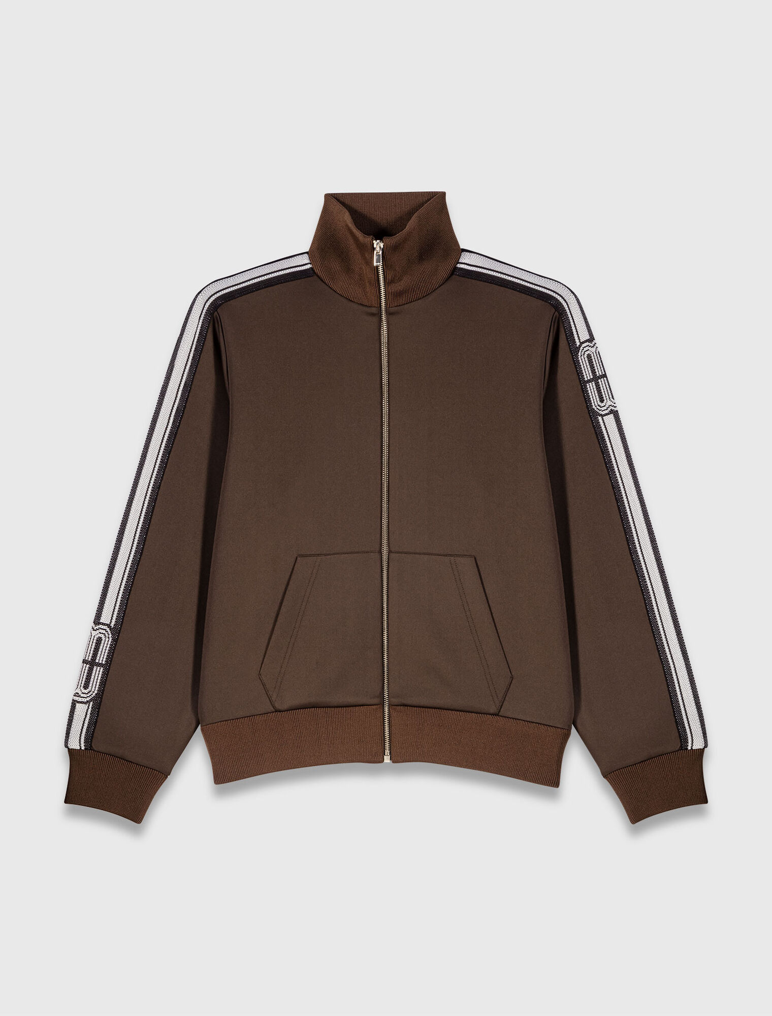 Sweatshirt with straight stripes