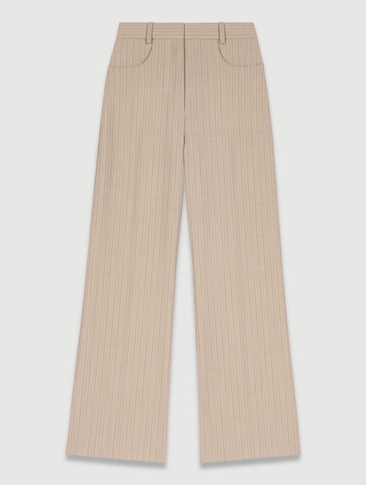 High-waisted trousers