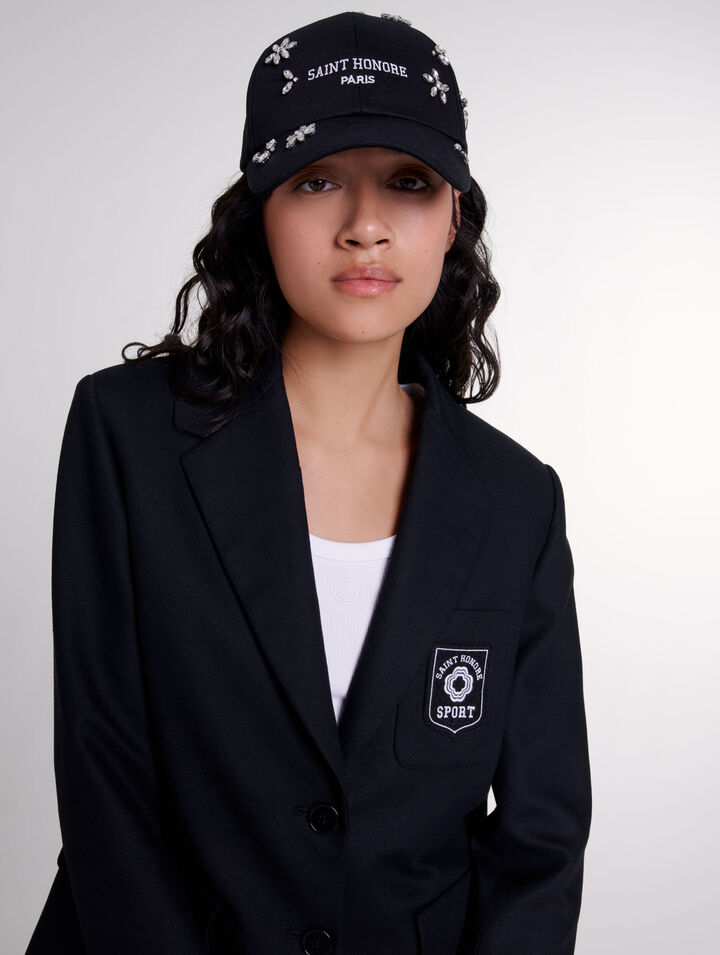 Embroidered suit jacket