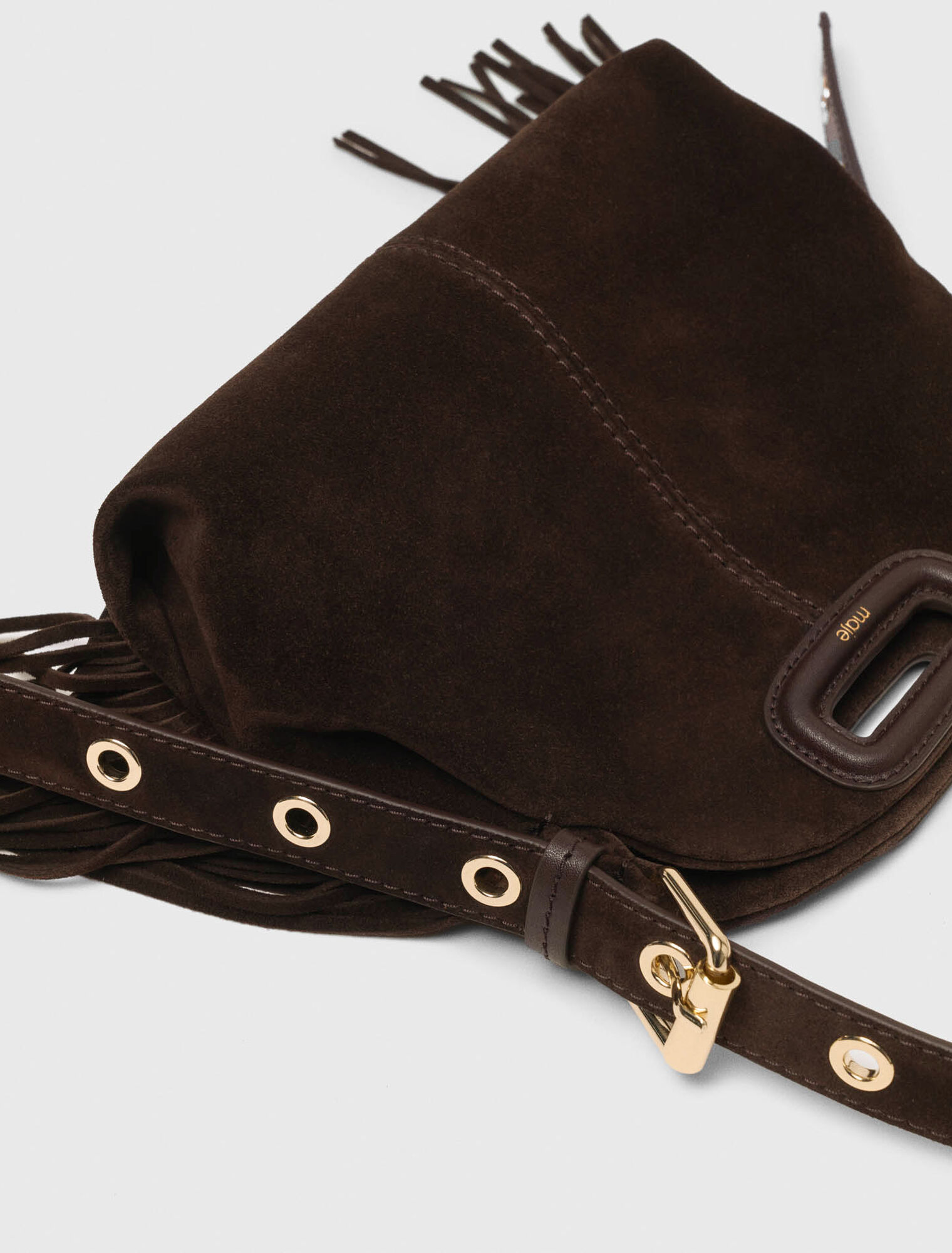Miss M mini suede leather bag
