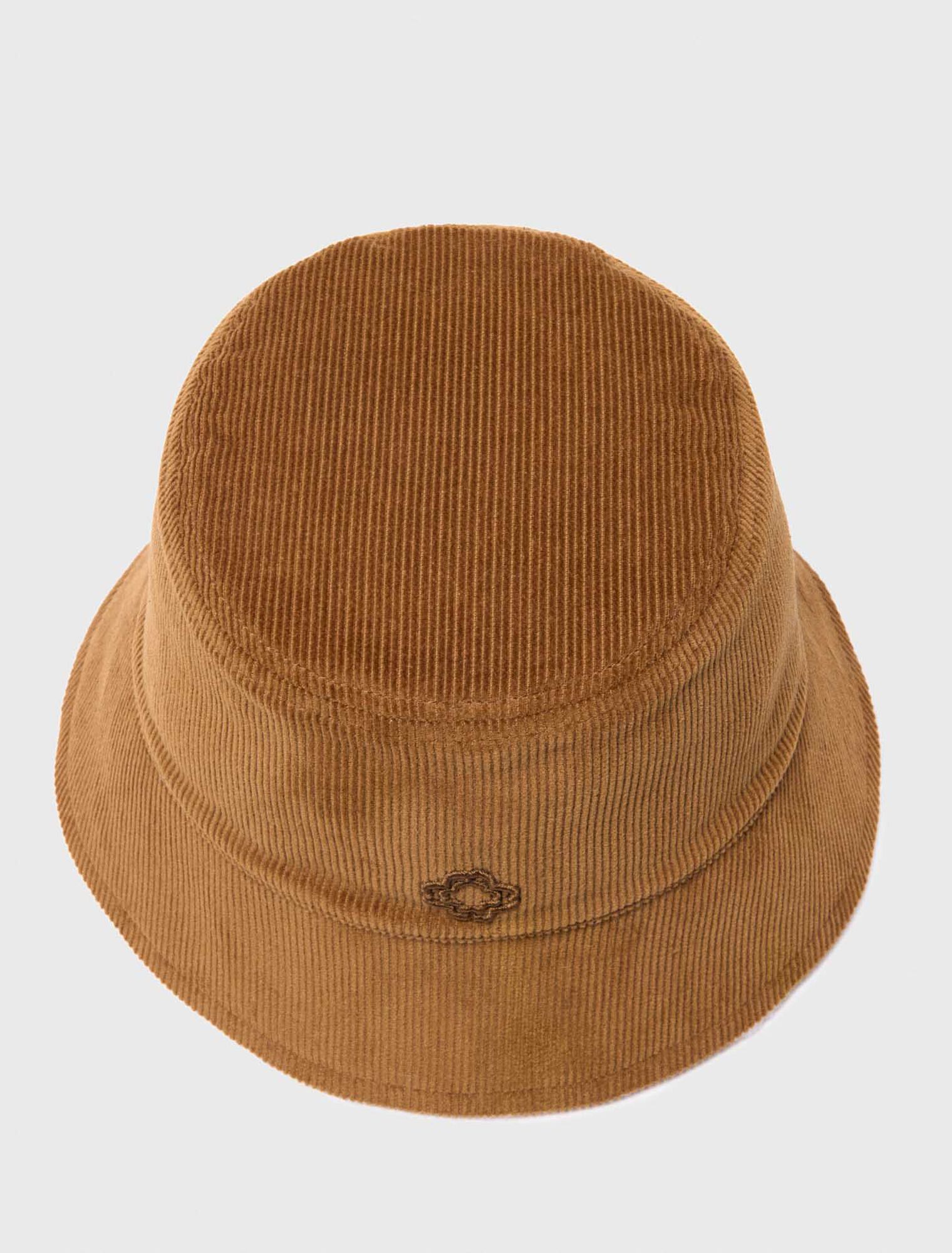 Reversible corduroy bucket hat