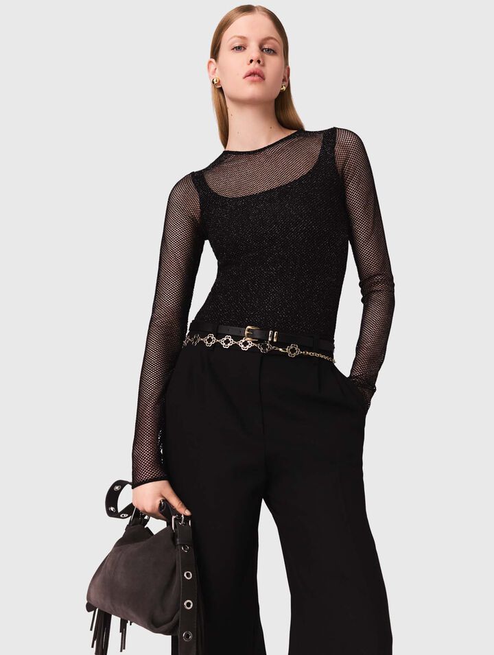 Diamanté jersey top