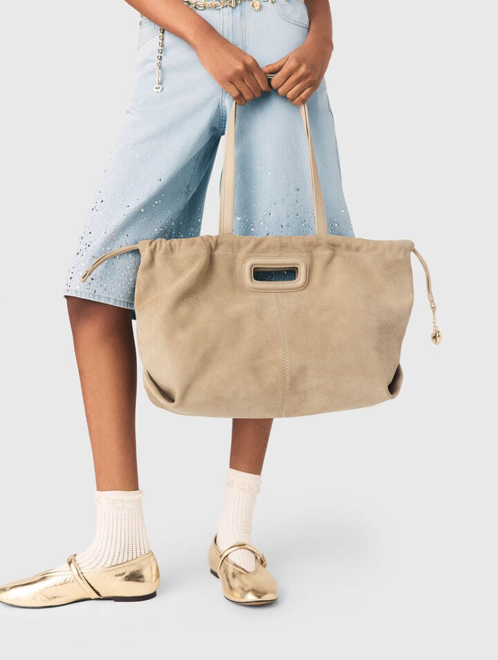 Suede Milpli tote bag