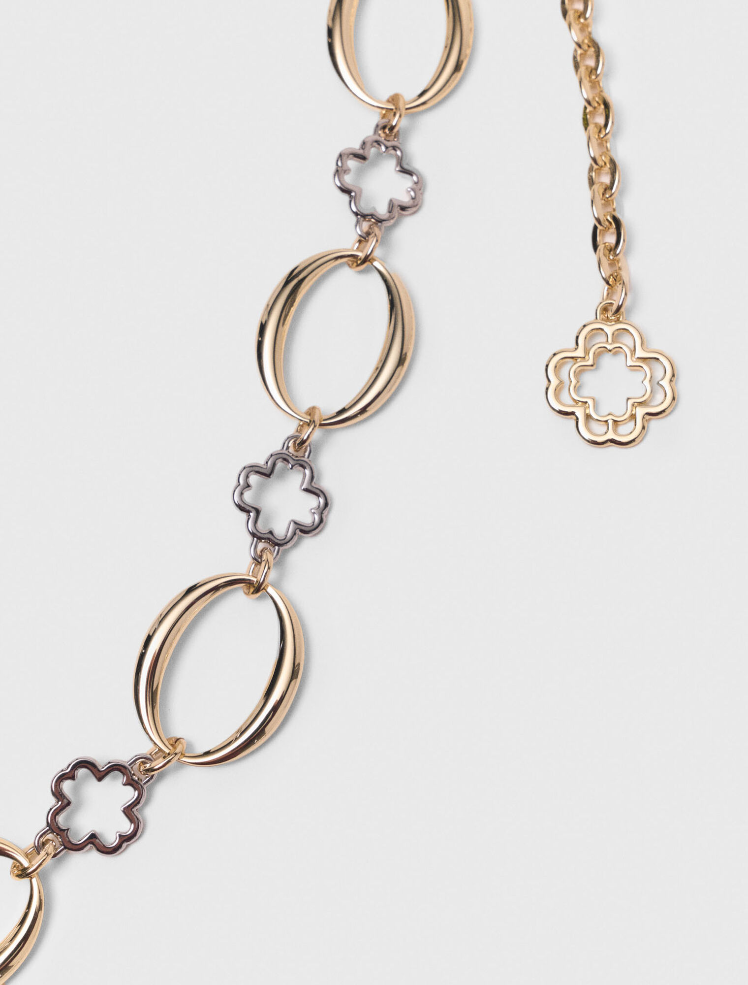 Clover link jewellery belt