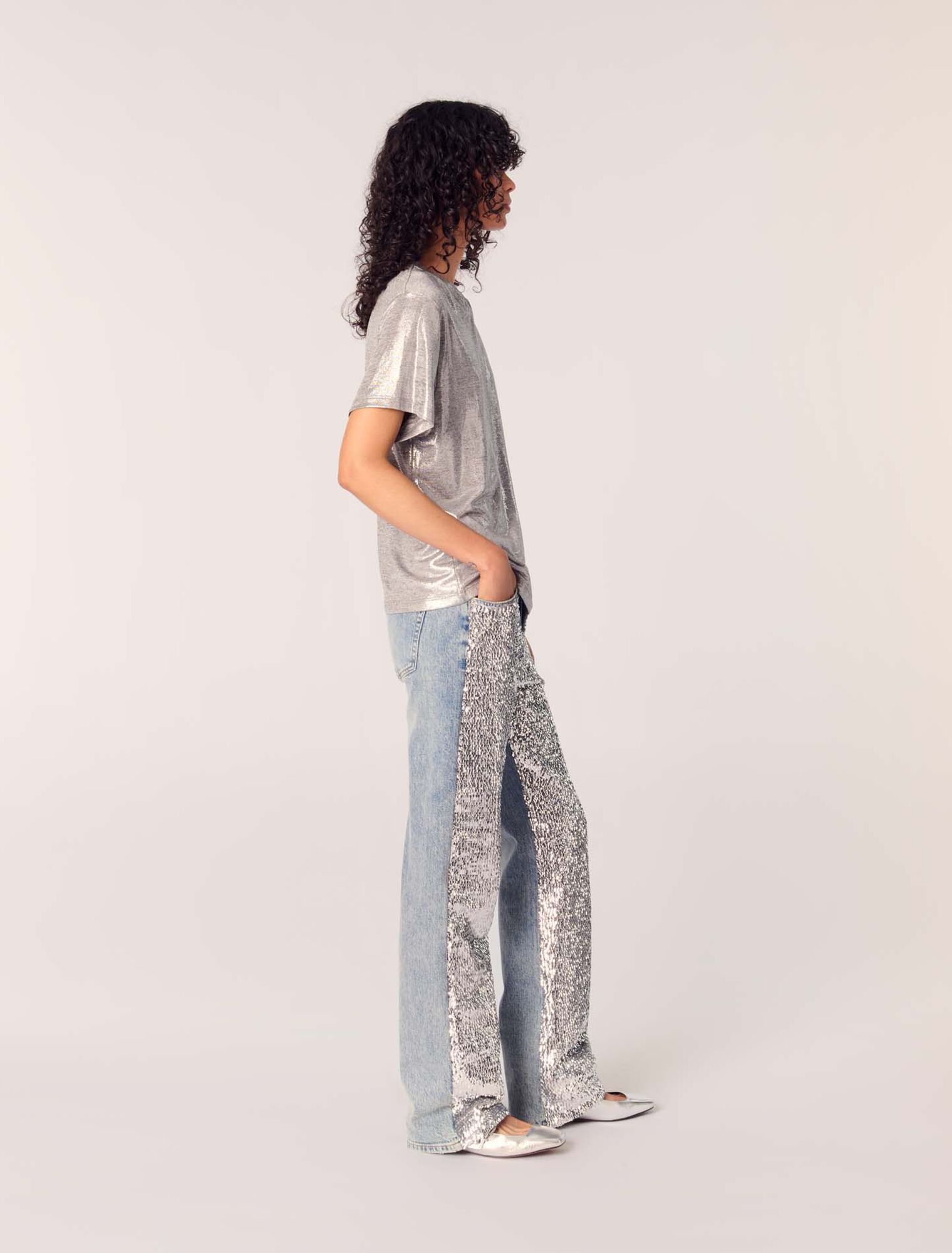 Lamé T-shirt