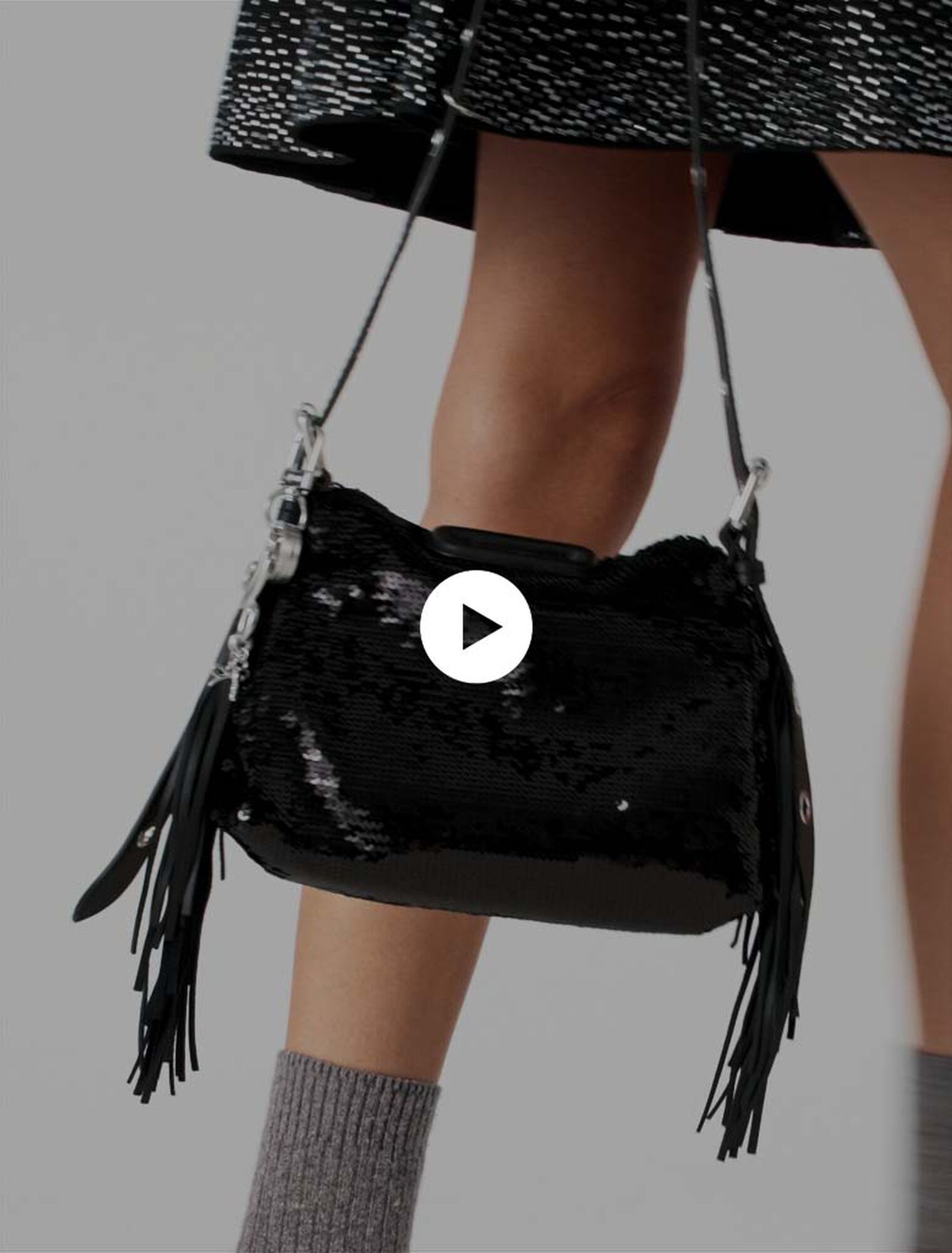 Sequin mini Miss M bag
