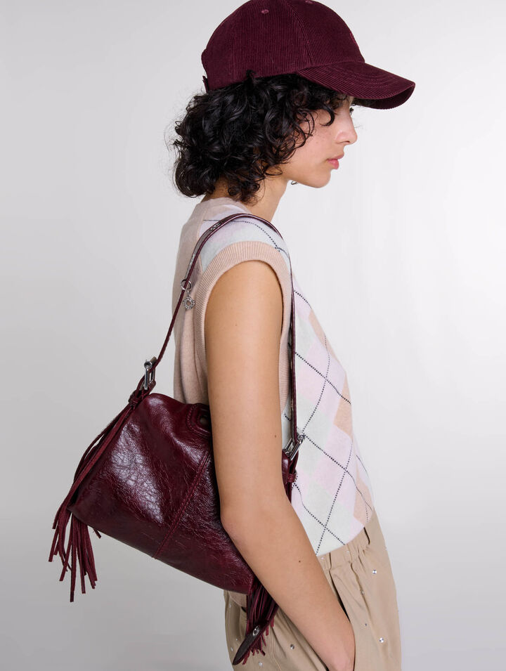 Crackled leather Miss M Mini bag