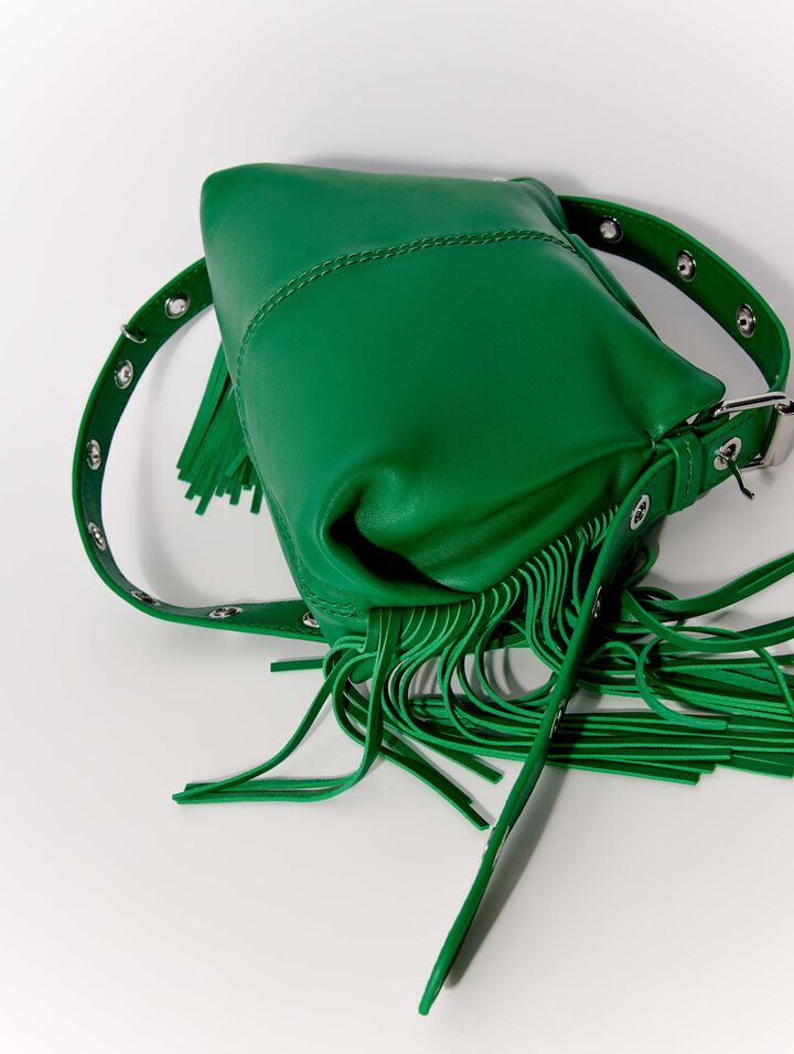Plain leather mini Miss M bag