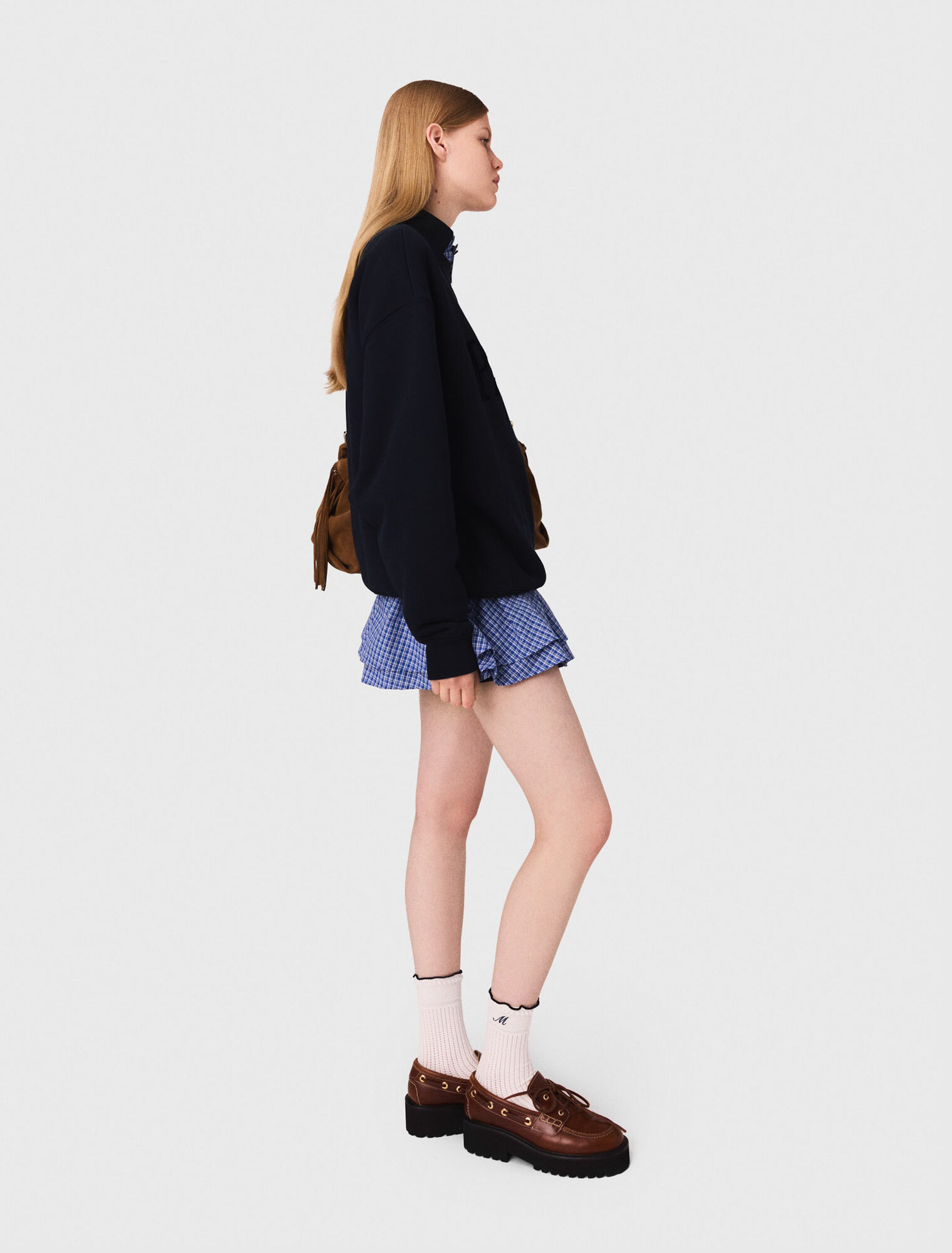 Paris embossed logo sweatshirt