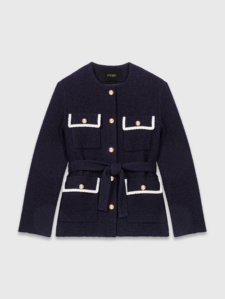 4-pocket tweed jacket