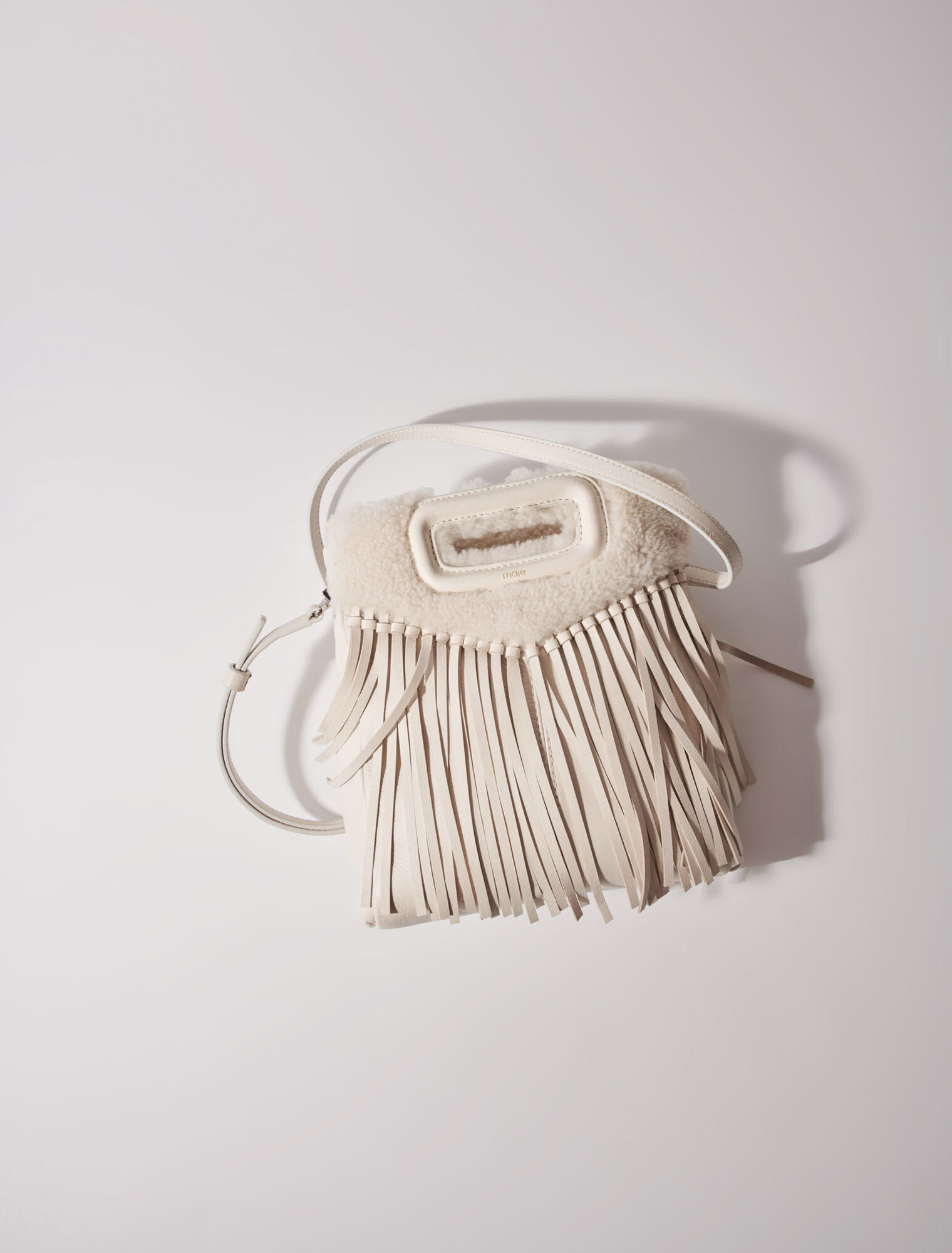 Faux fur M bag