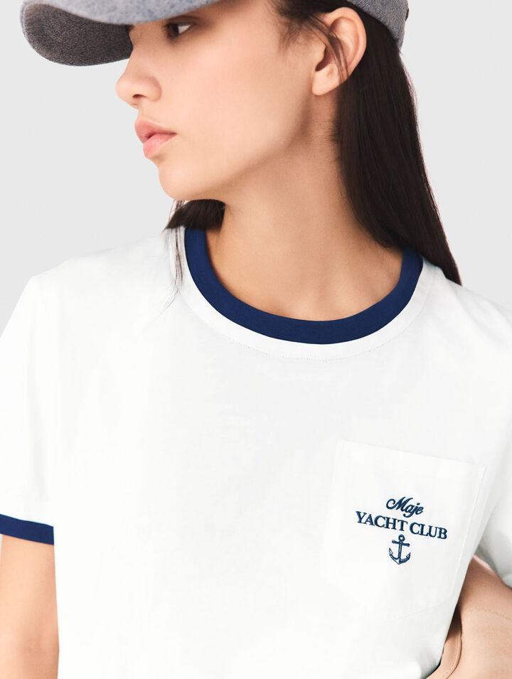 Layered-look T-shirt