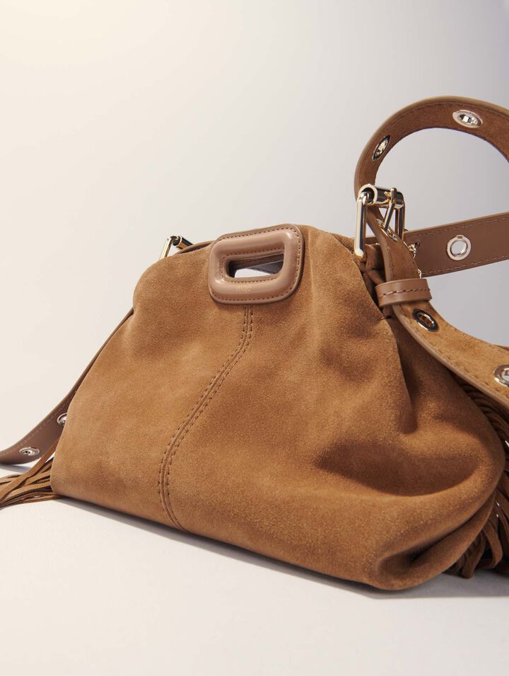 Miss M mini suede bag