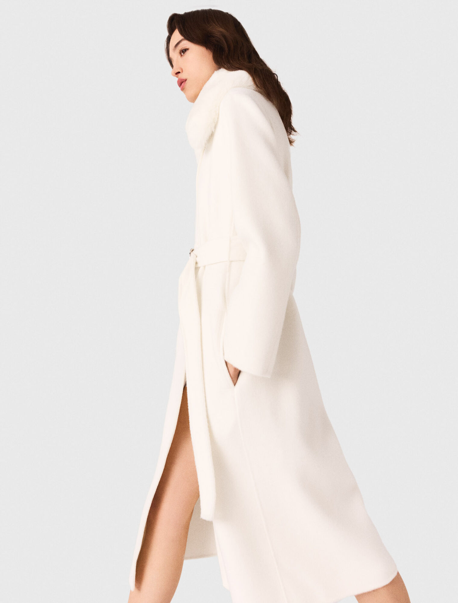 Long double-faced coat