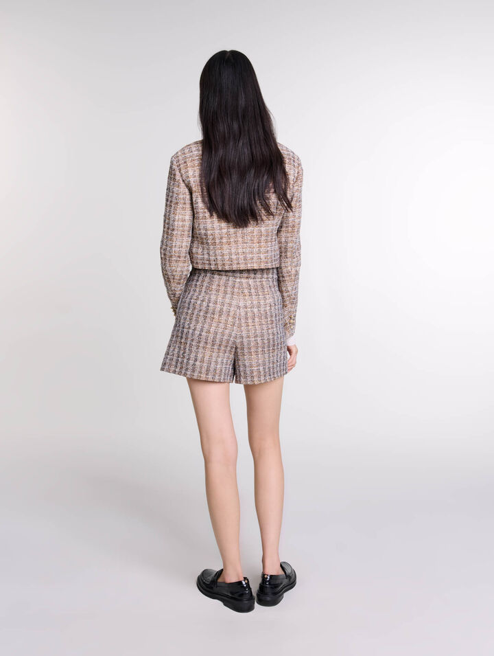 Short tweed jacket