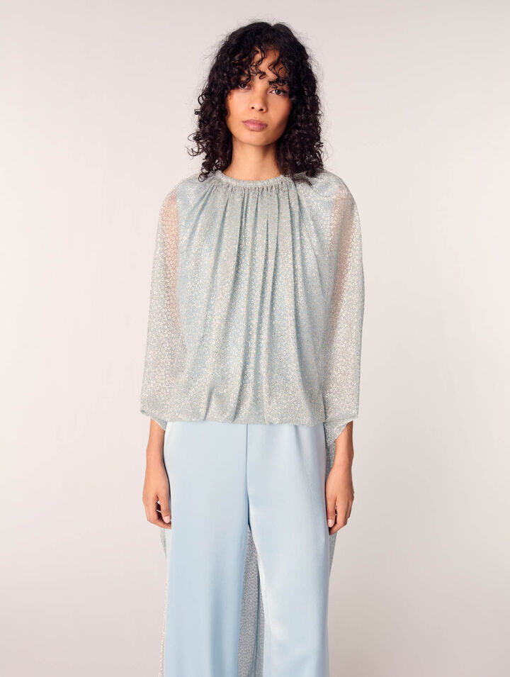 2-in-1 lurex jumpsuit