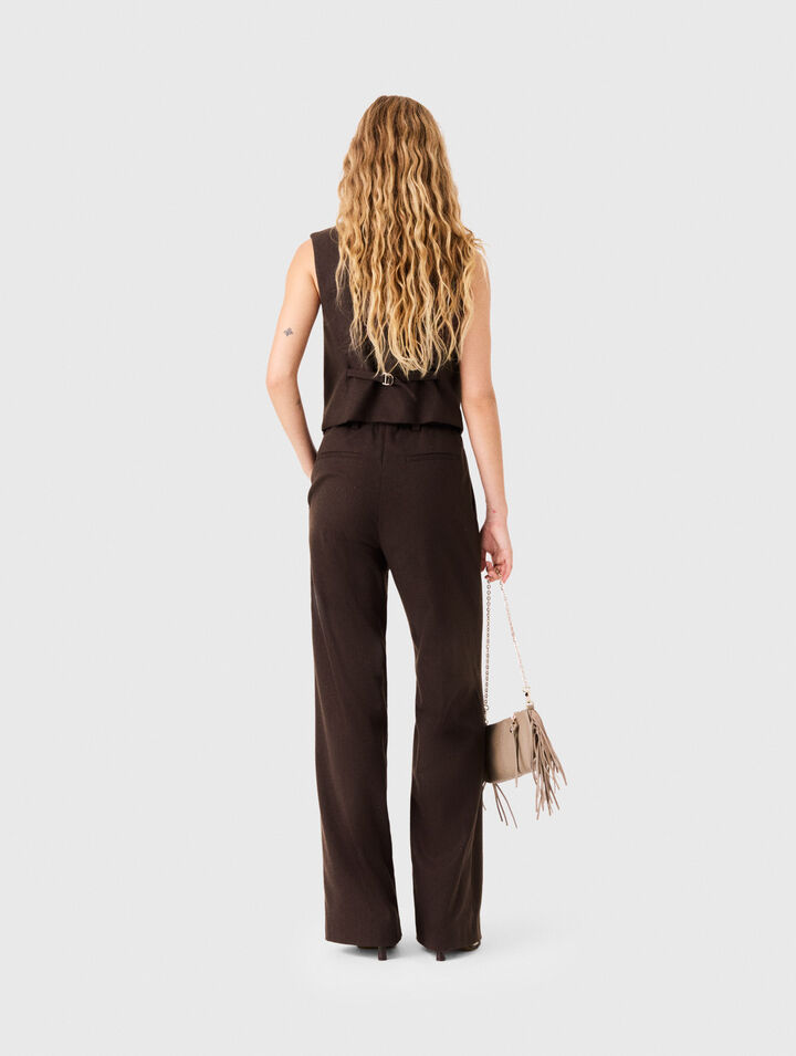 Rhinestone suit trousers