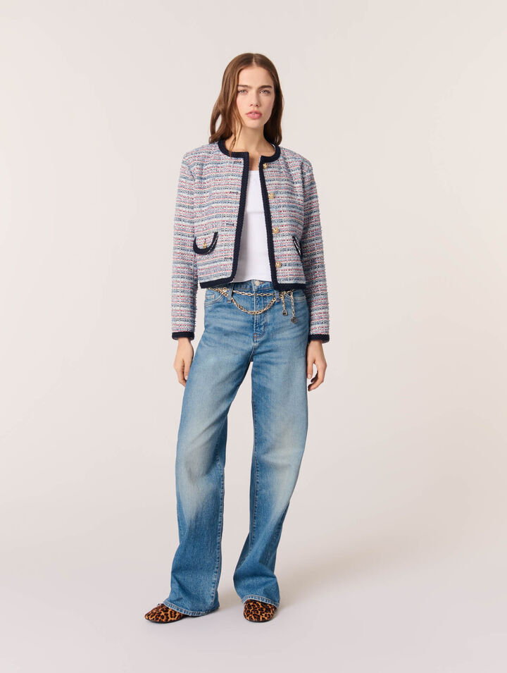 Short tweed jacket