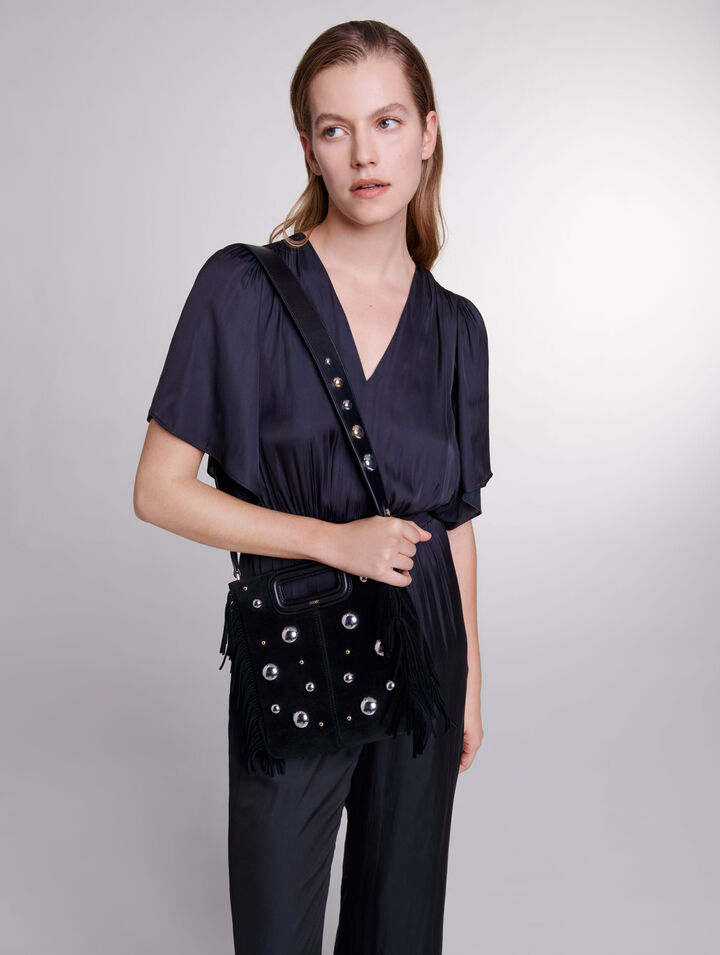 Satin trouser suit
