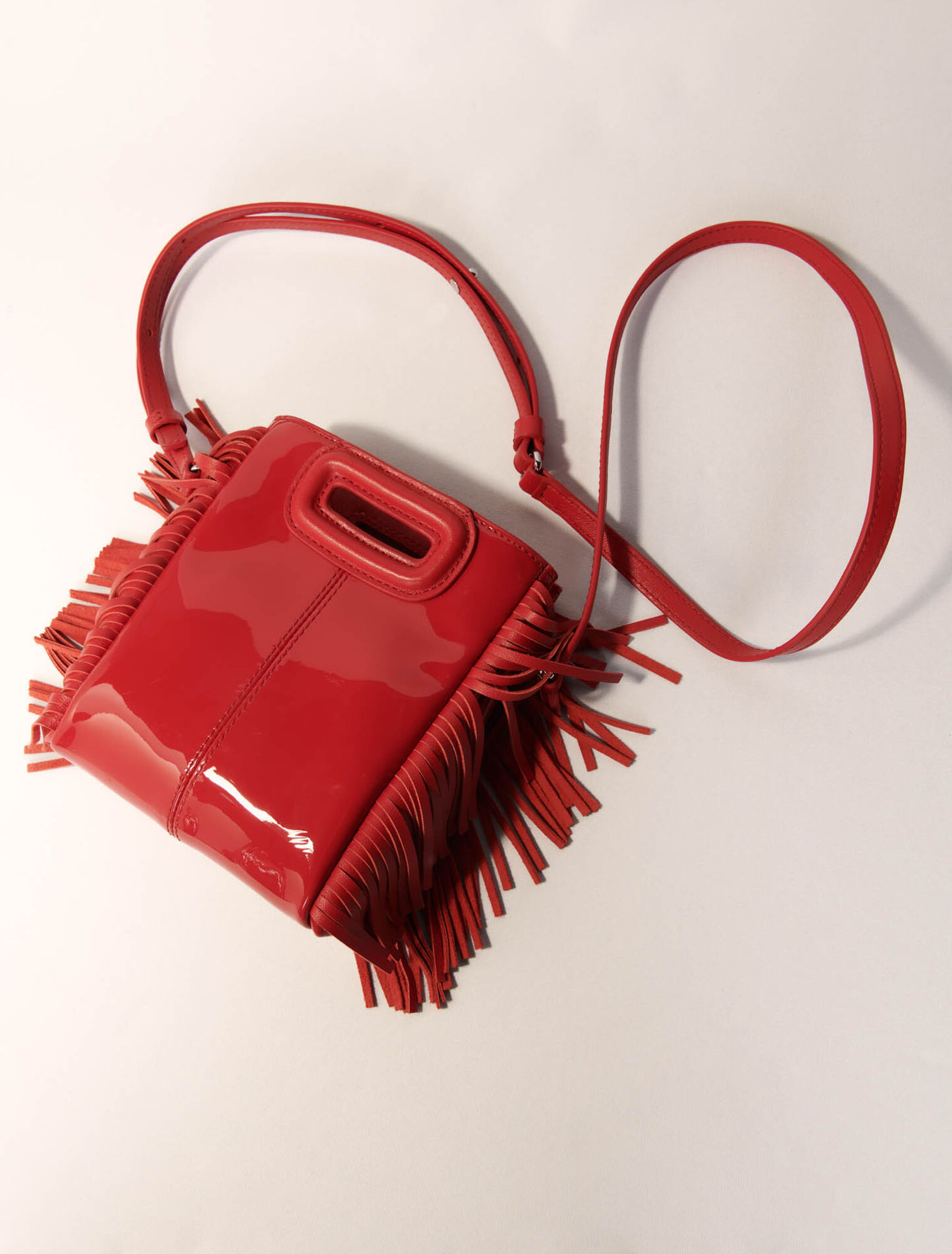 Patent leather M Mini bag