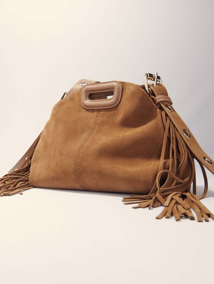 Miss M mini suede bag