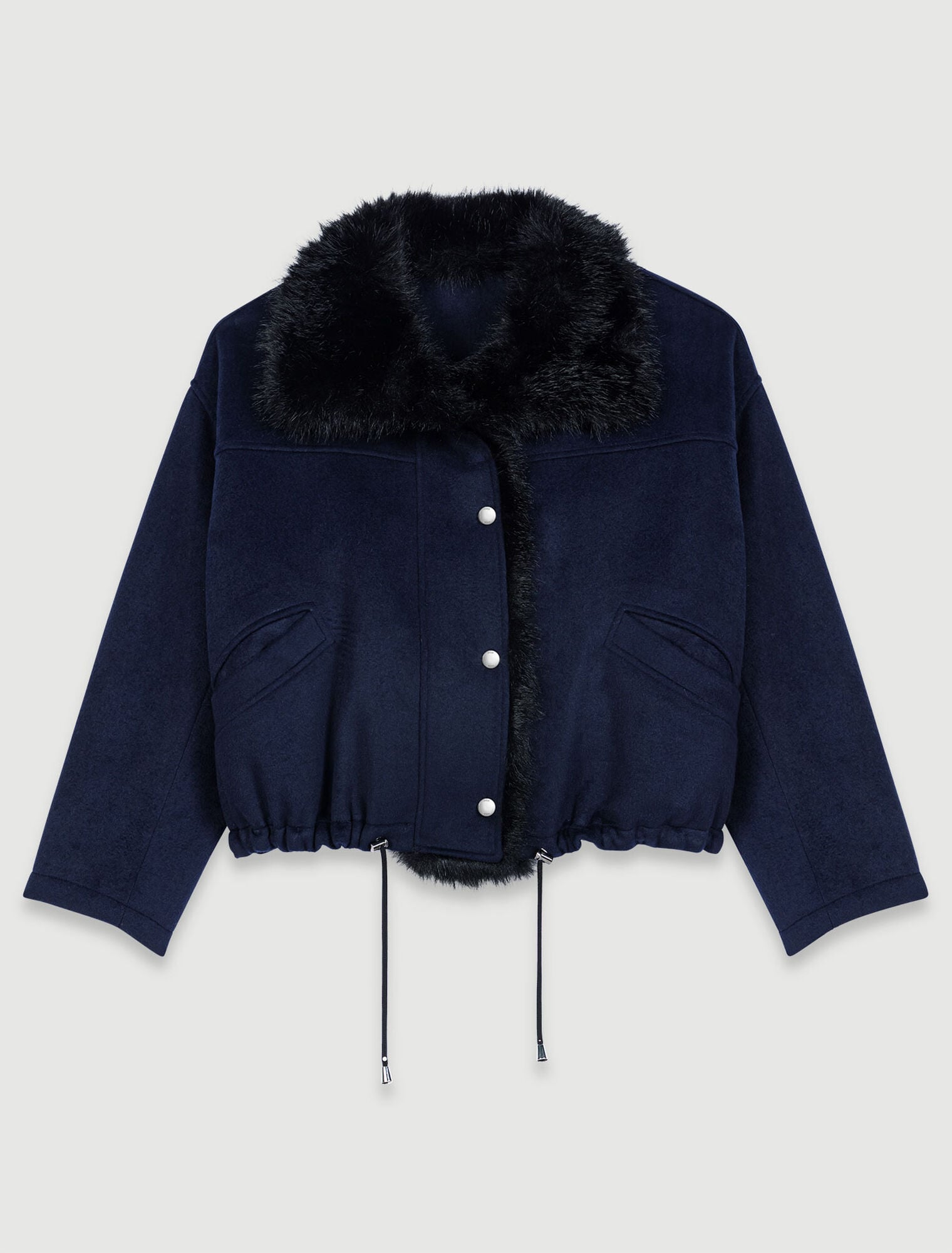 Short double-faced coat