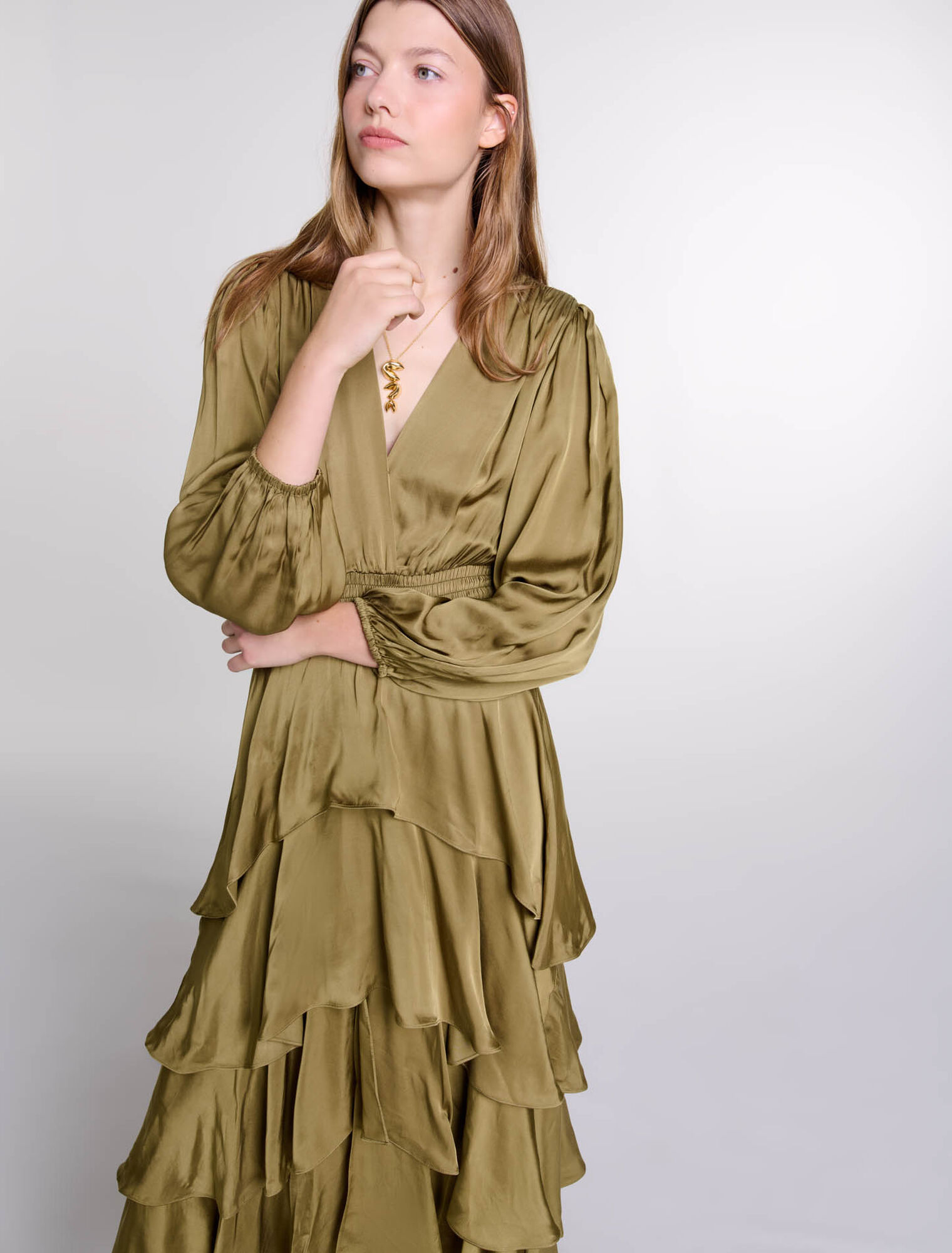 Tiered maxi dress