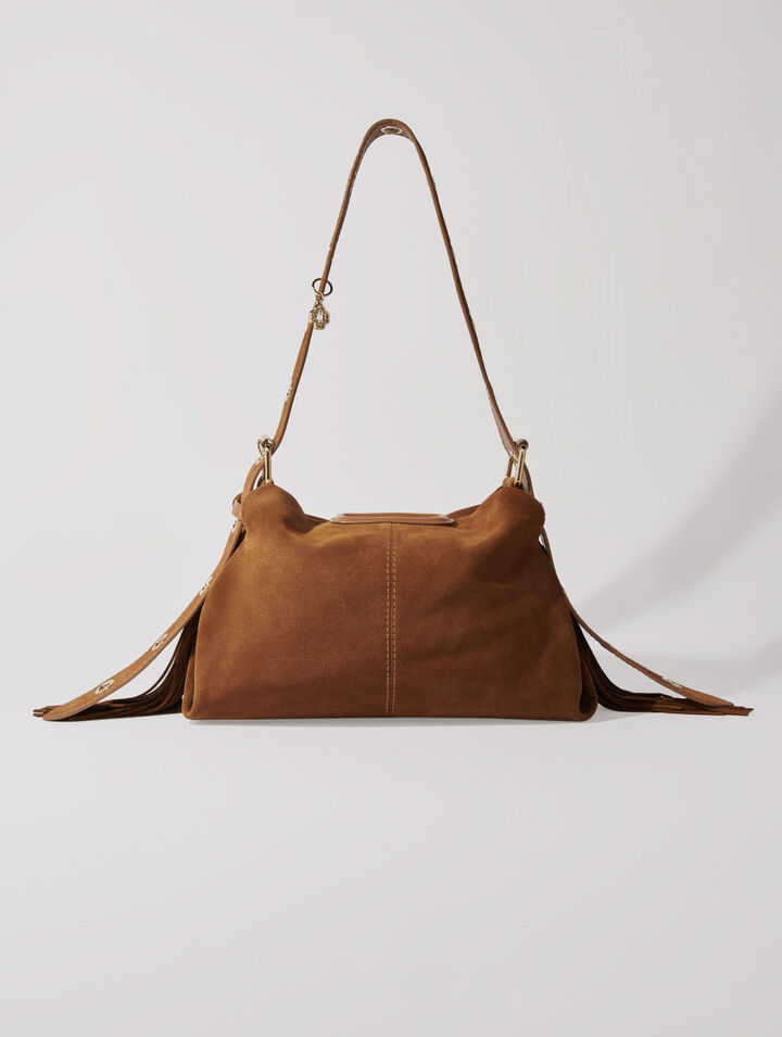 Suede Miss M bag