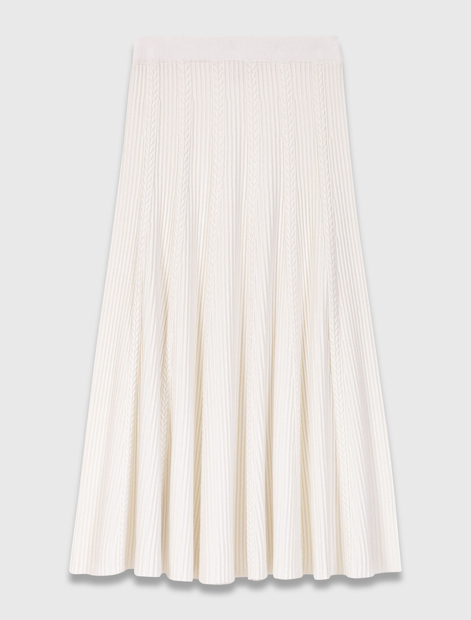 Long knit skirt