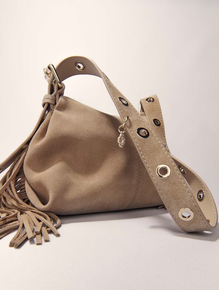 Miss M mini suede bag