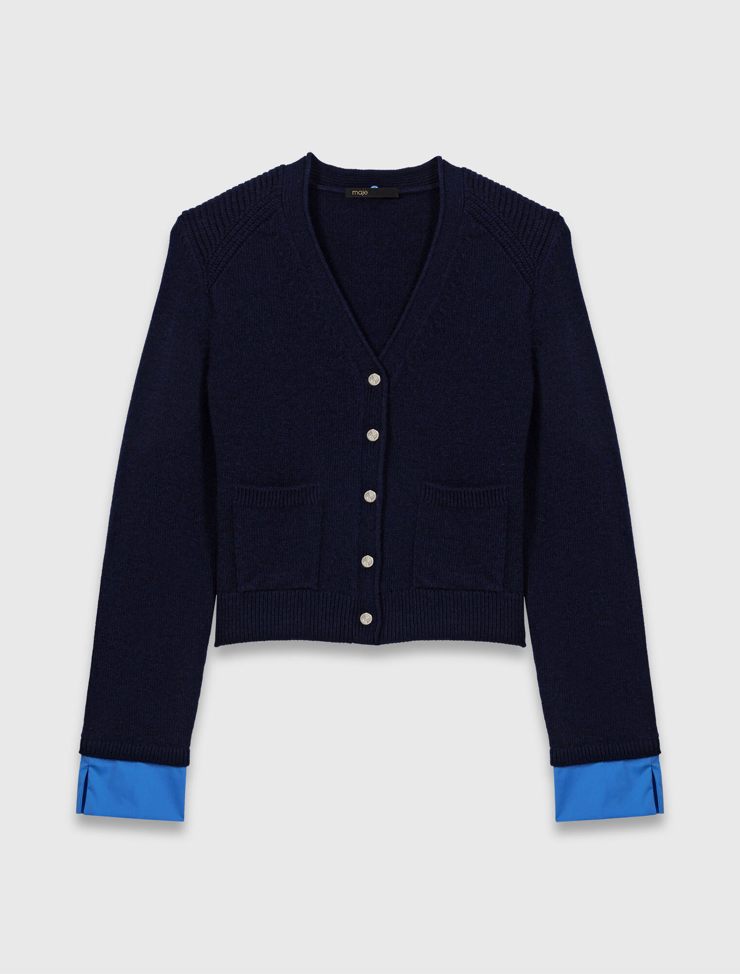 Cardigan with removable details