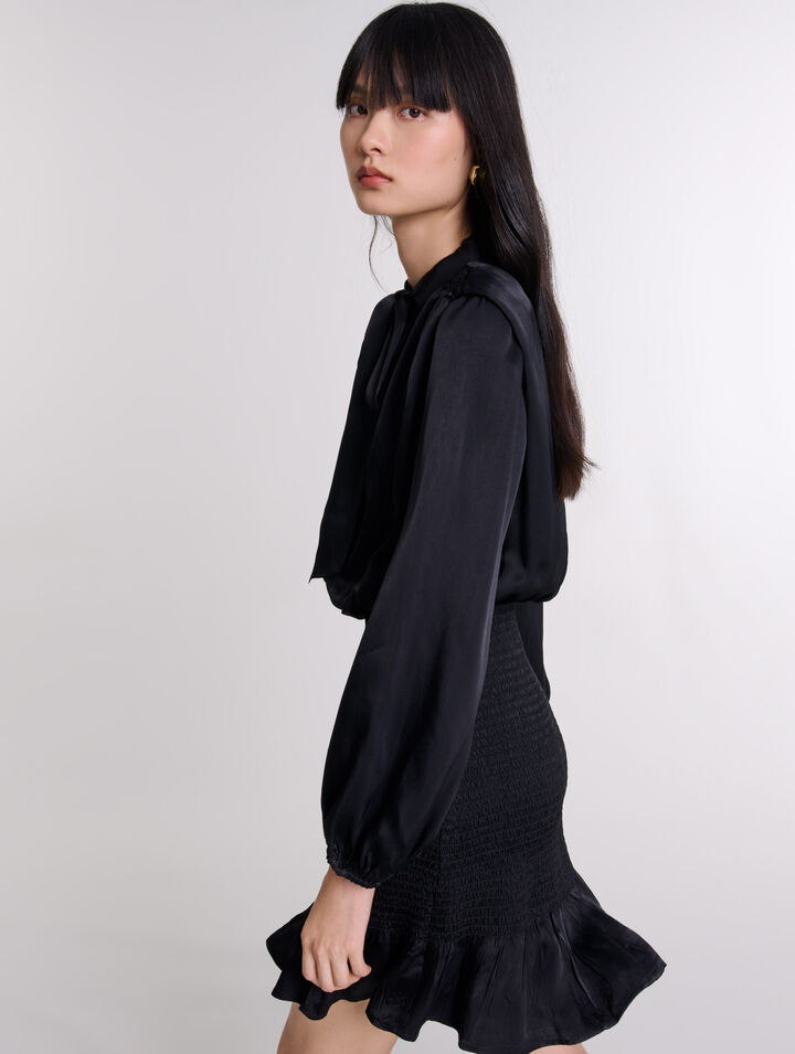 Short smocked dress