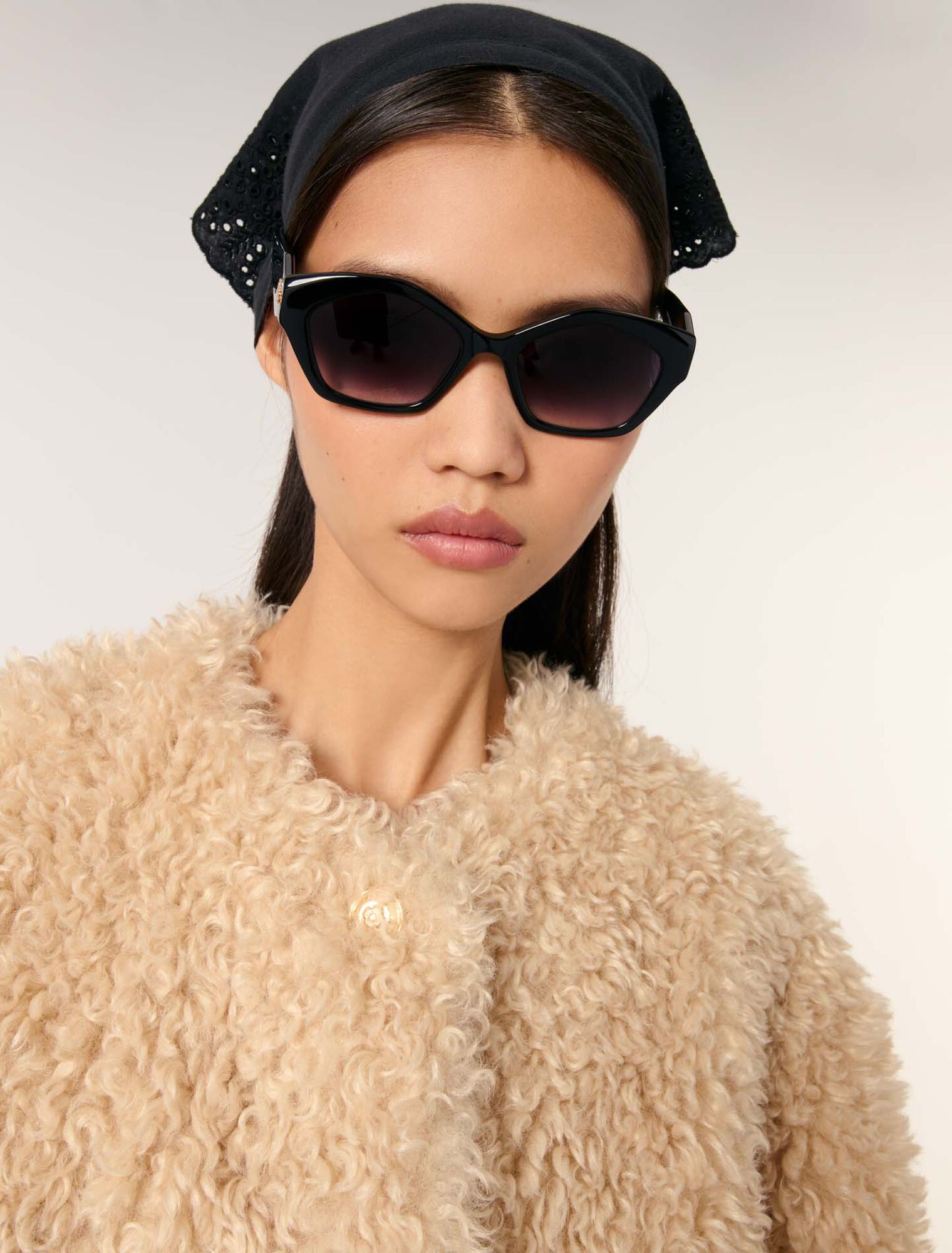 Short faux fur coat
