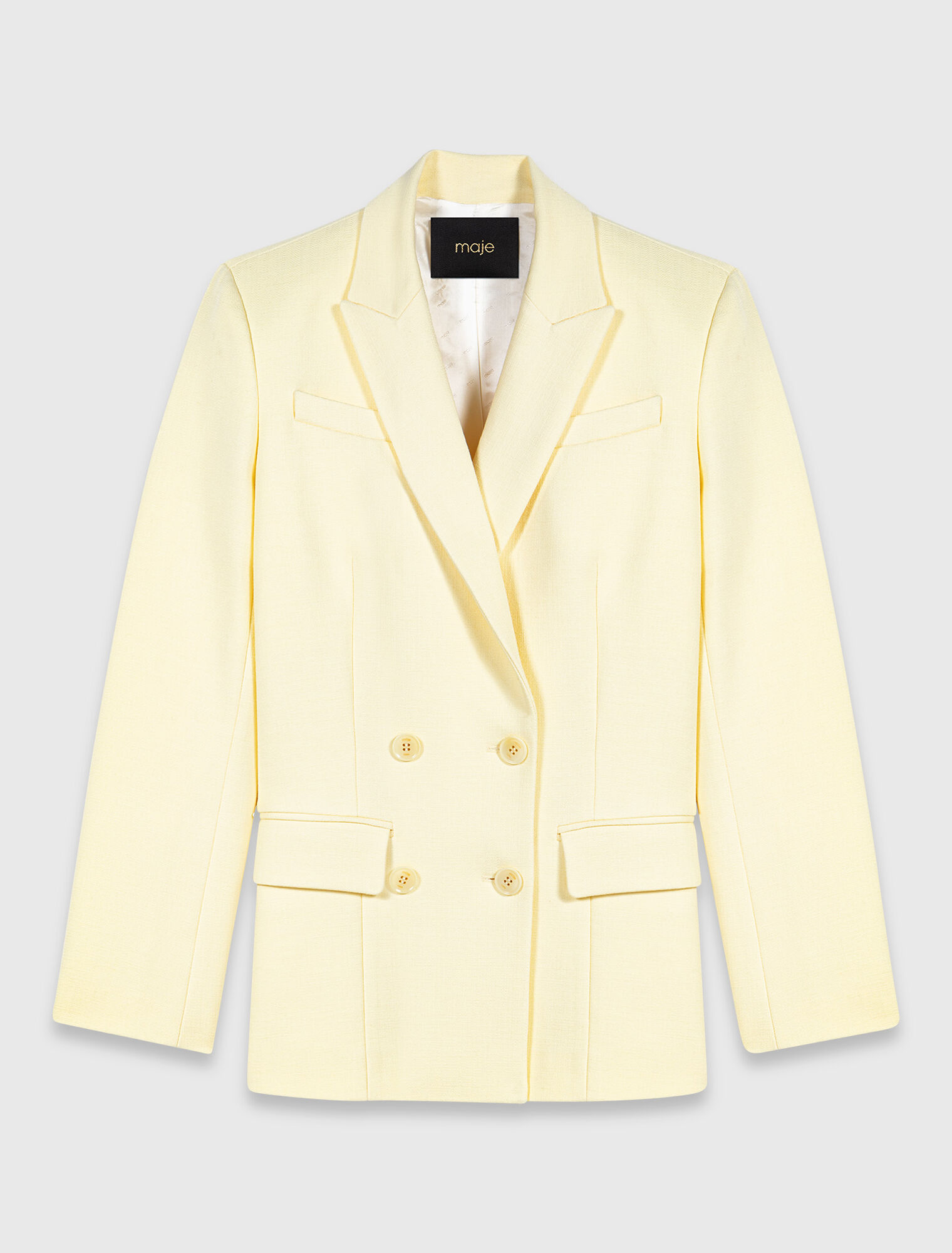 Double-breasted suit jacket