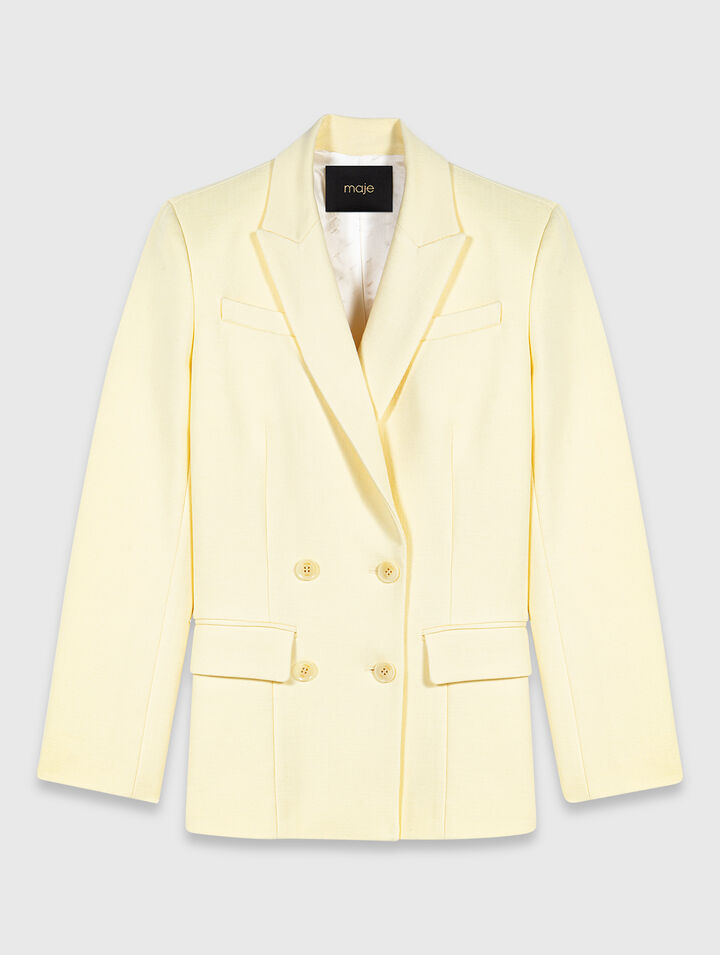 Double-breasted suit jacket