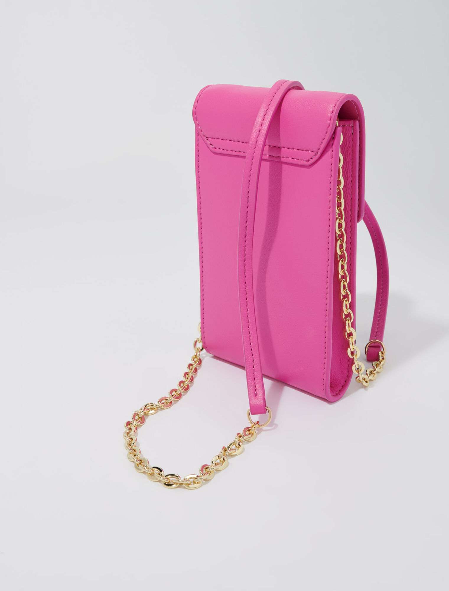 Leather phone pouch