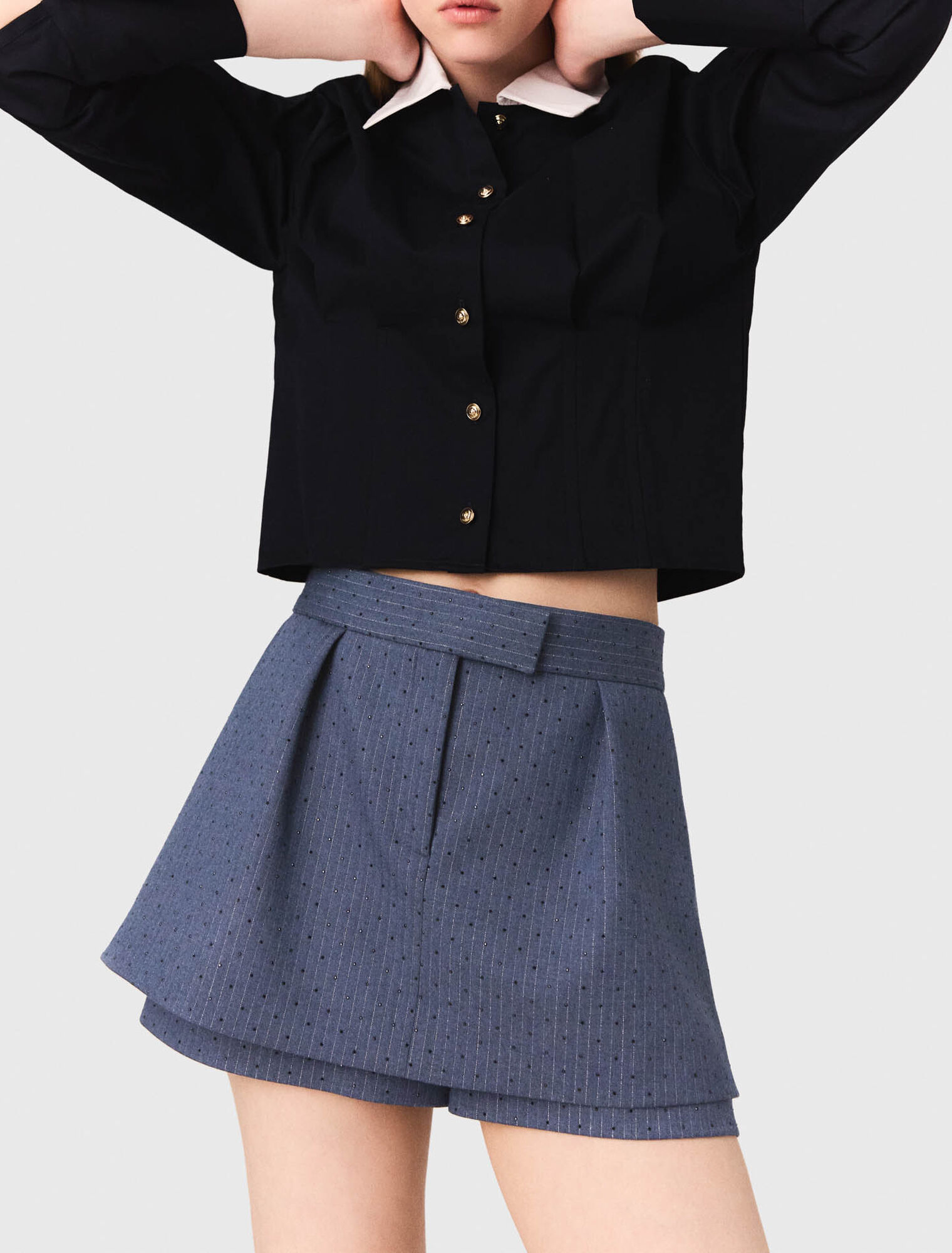 Rhinestone shorts