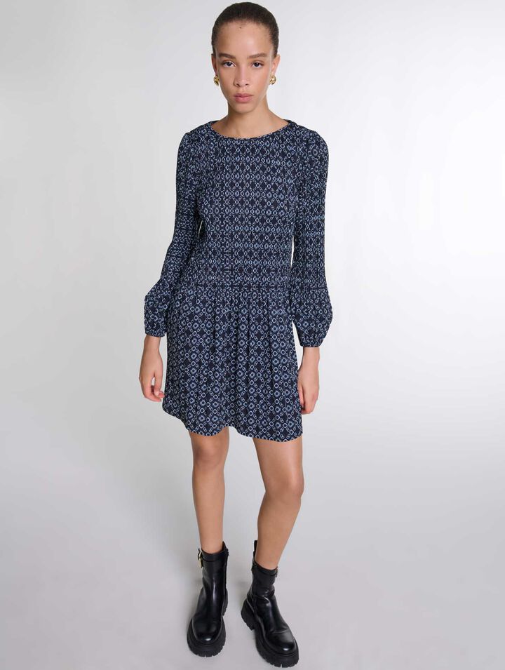 Short Clover motif dress