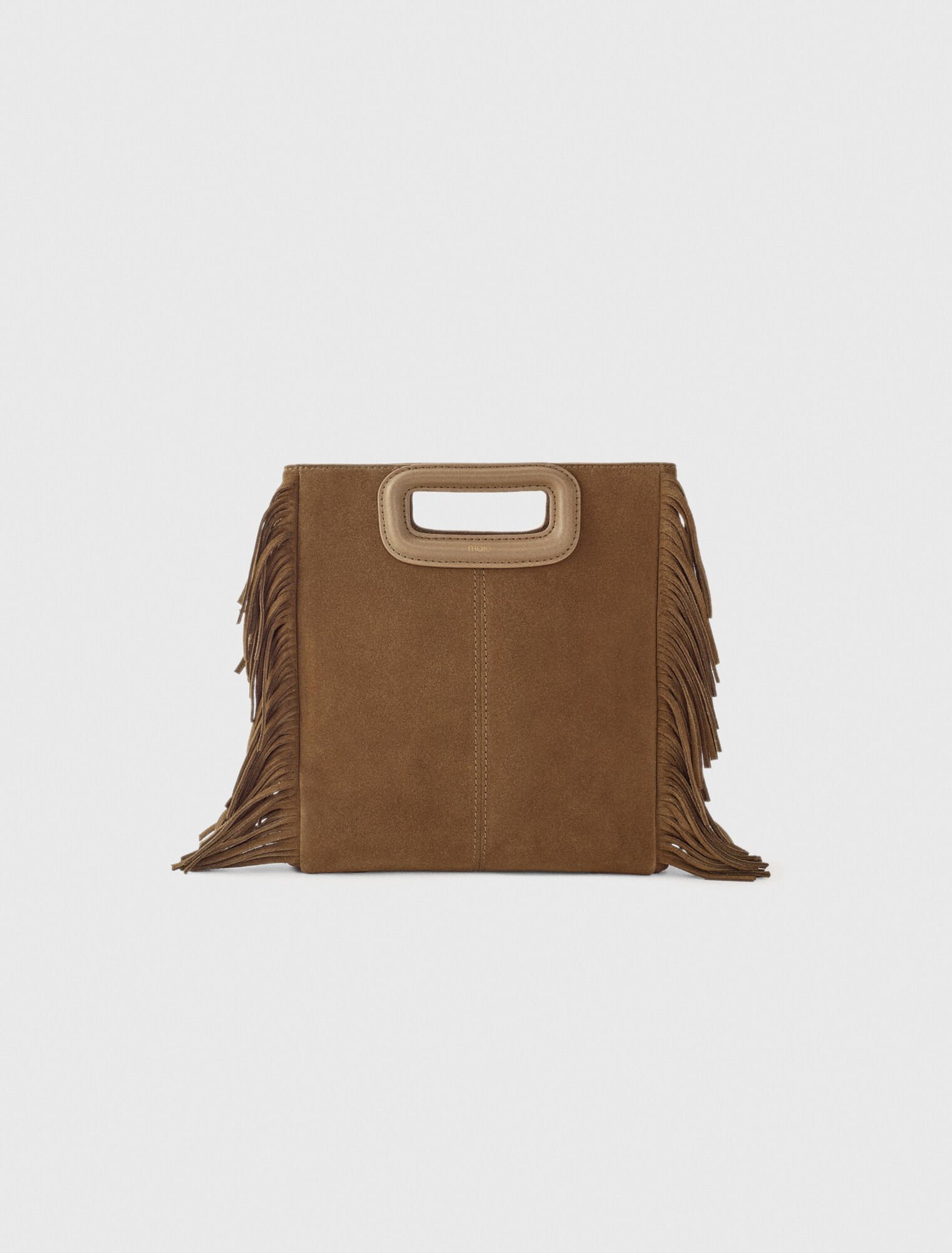M bag in suede leather