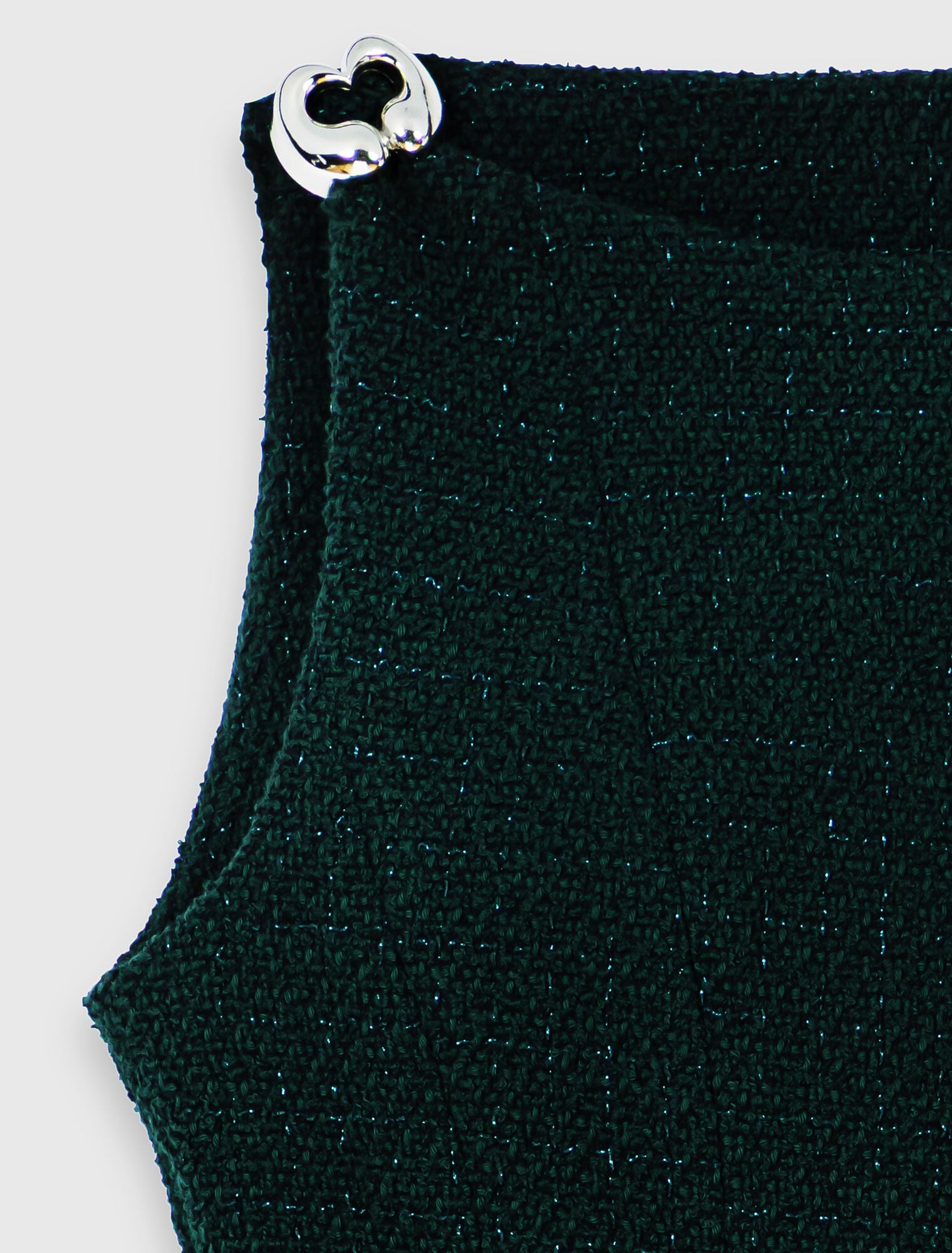 Short sleeveless tweed dress