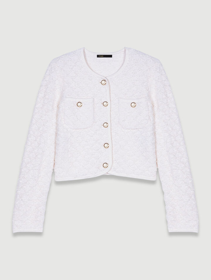 Knit cardigan