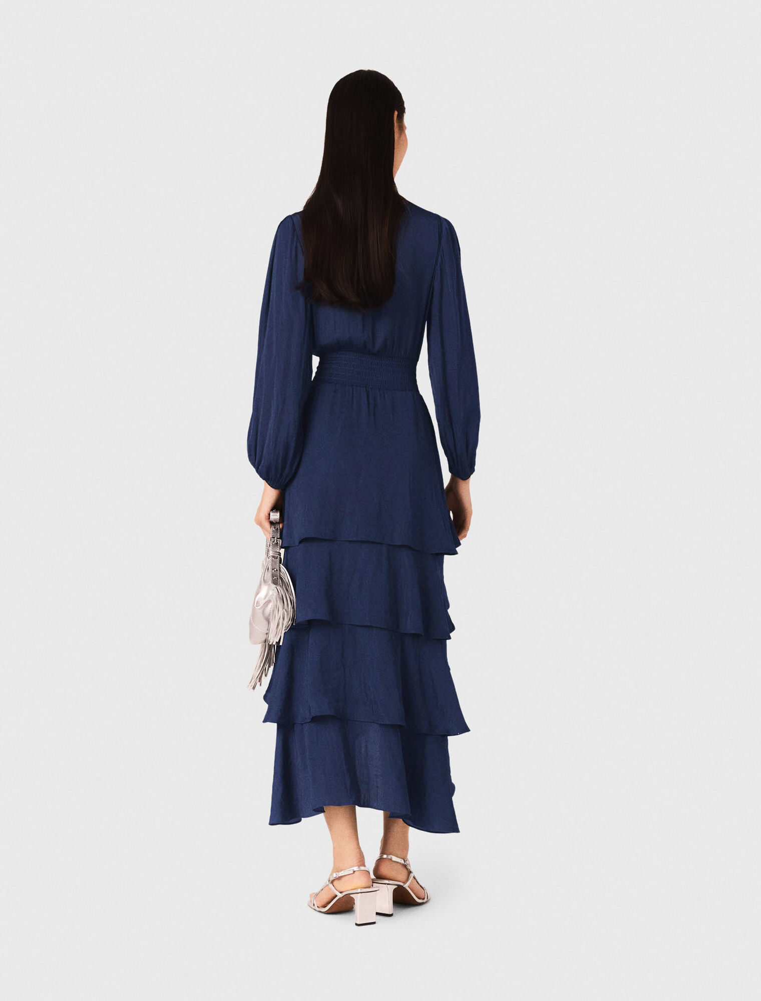 Ruffled maxi dress