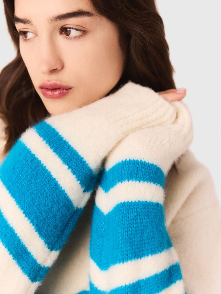 Oversized wool-blend jumper