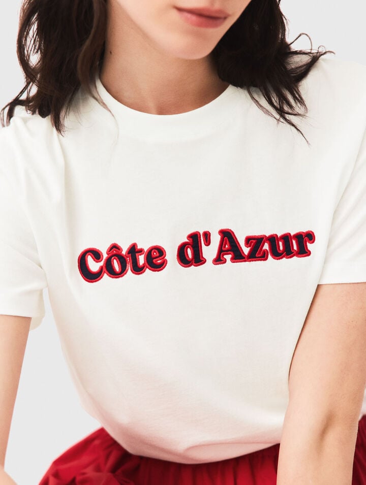 T-shirt with embroidery