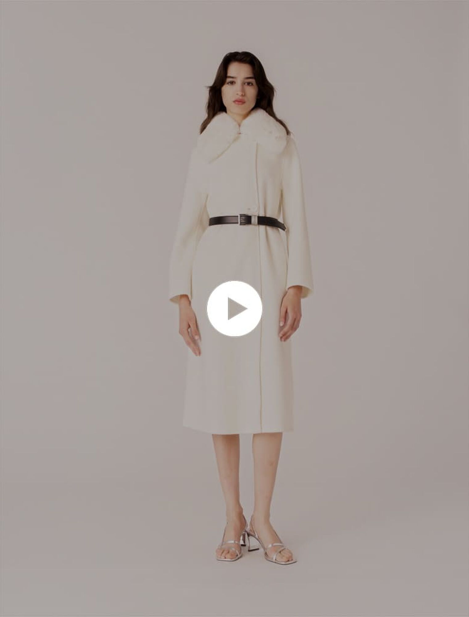 Long double-faced coat