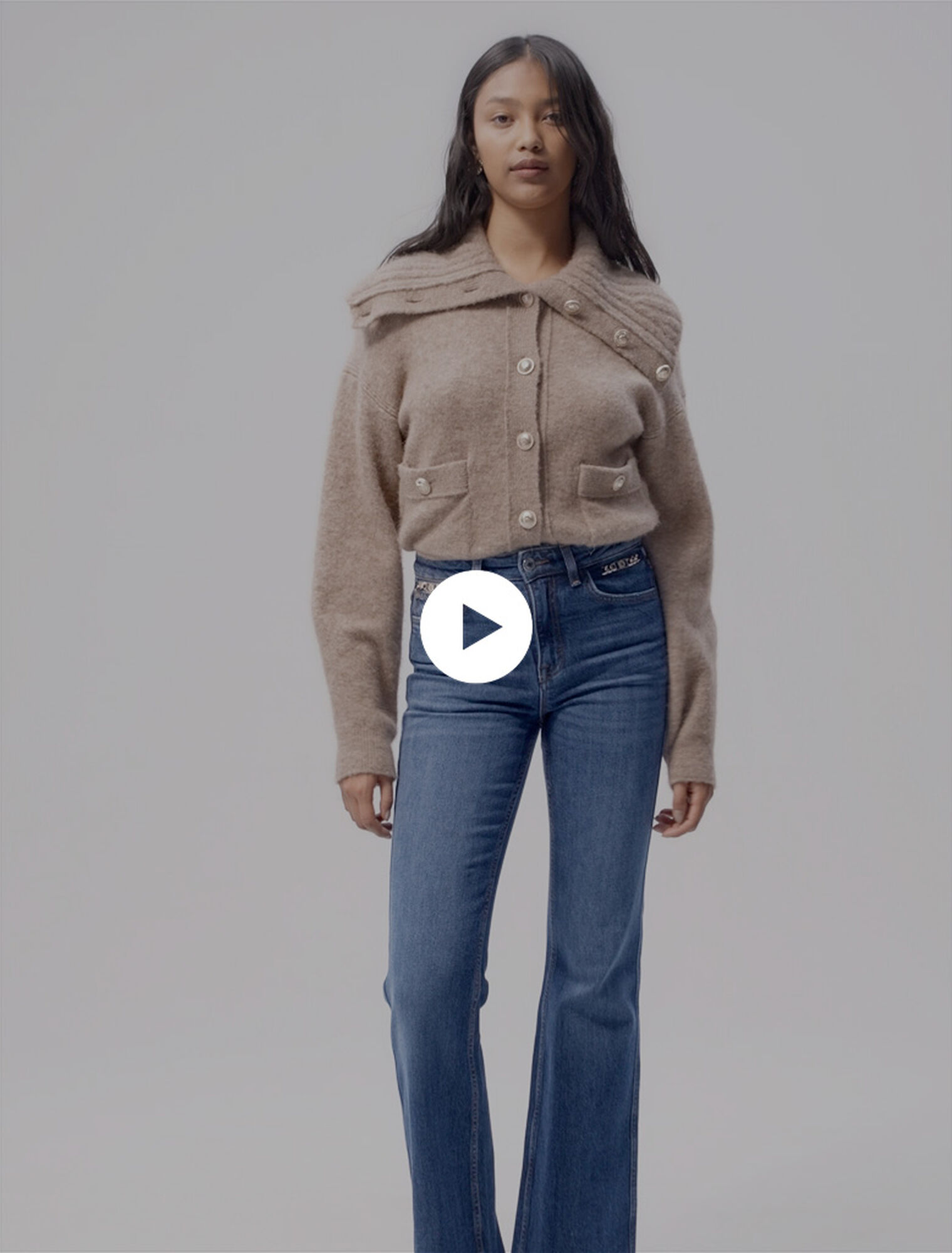 Flared jeans