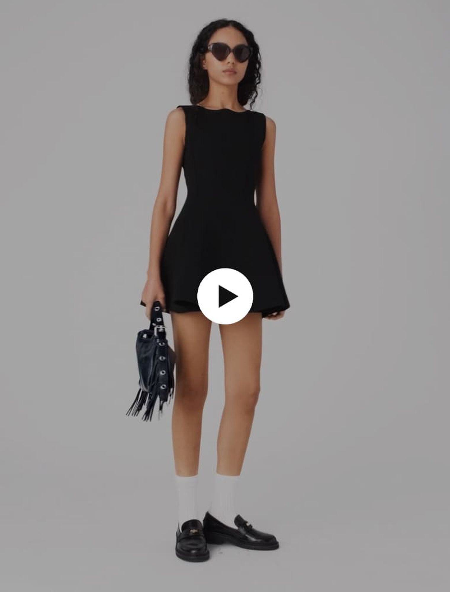 Skater dress with jewelled bows