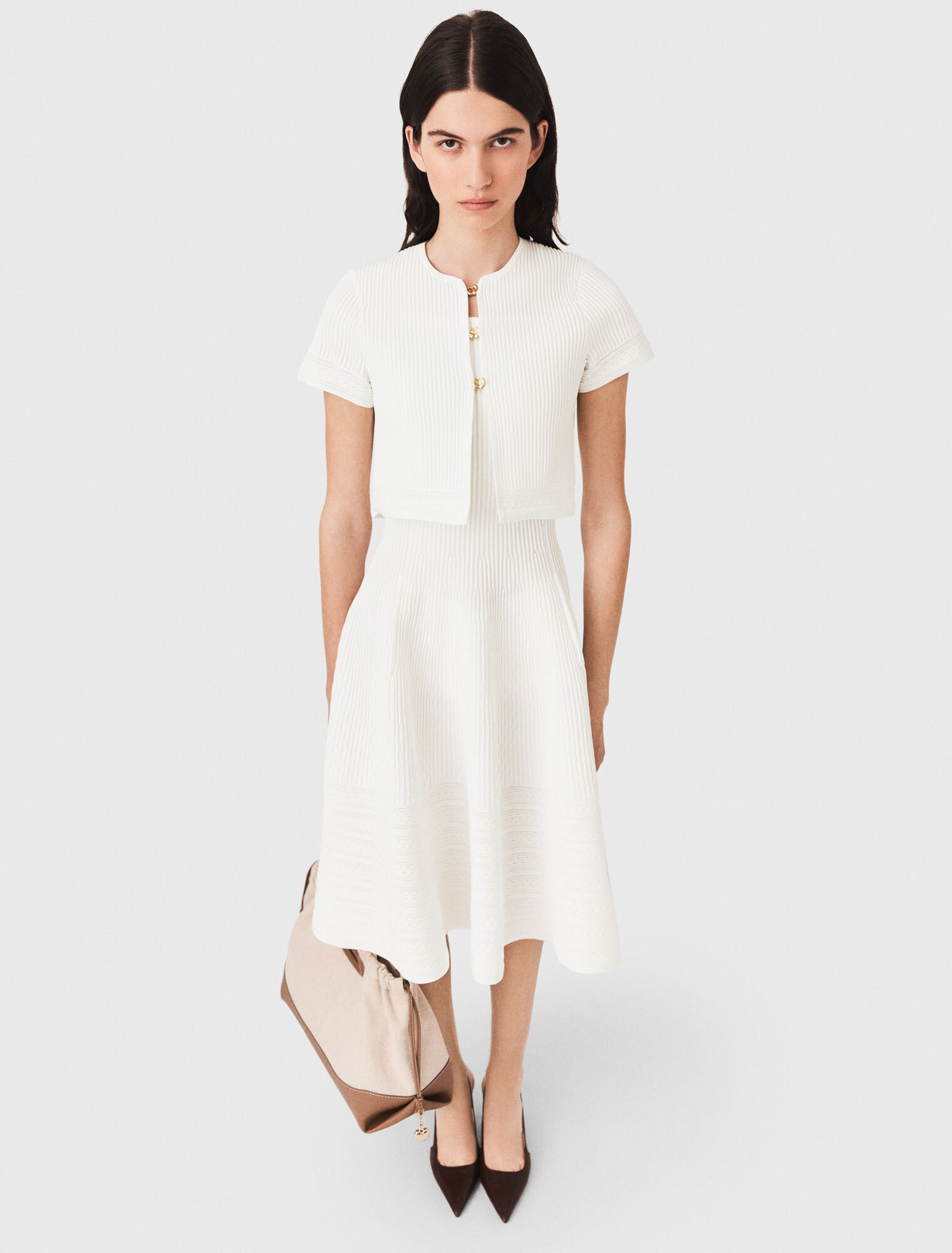 Short-sleeved cardigan