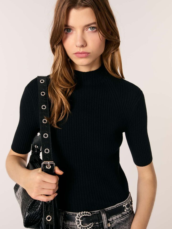Rib knit top
