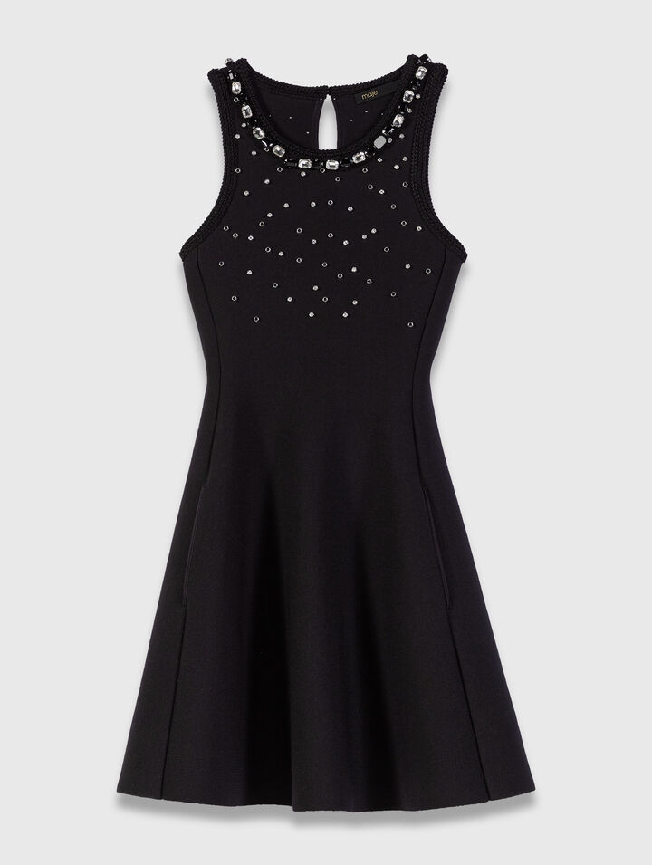 Jewelled skater dress